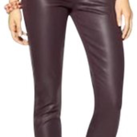 Paige - Verdugo Ankle Purple Coated Skinny Jeans - Picture 2 of 9